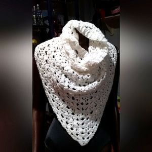 One of a kind crochet top and skirt